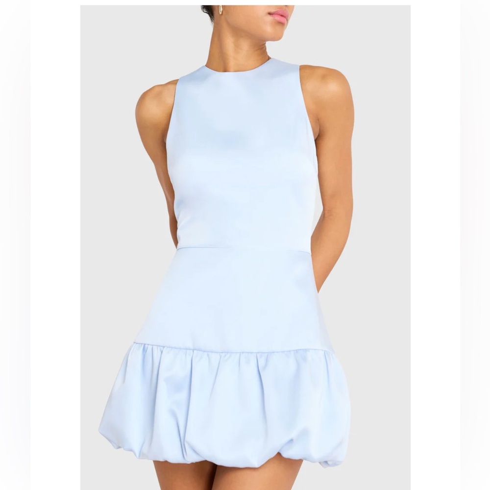 Amanda Uprichard Light Blue Sleeveless Dress